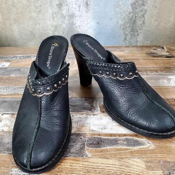 BareTraps Expert Close Toed Heel Mules Size 6 - Picture 1 of 14